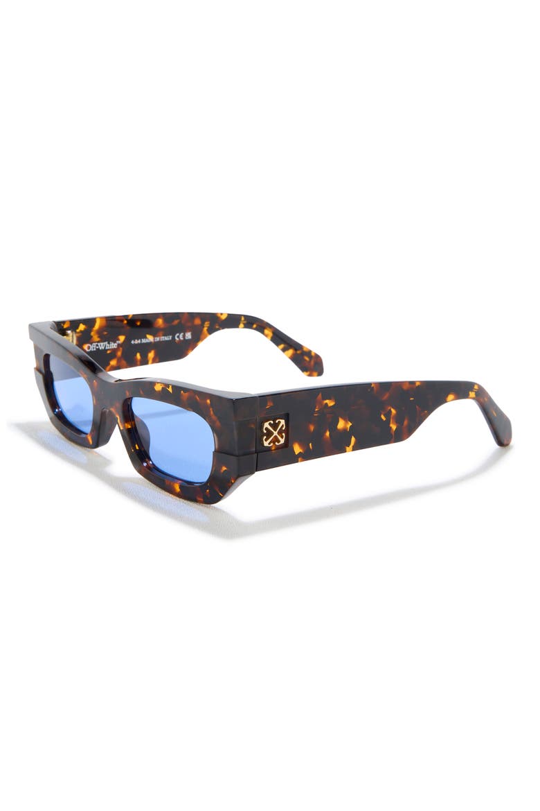 Belleville 50mm Rectangular Sunglasses, Alternate, color, HAVANA BLUE