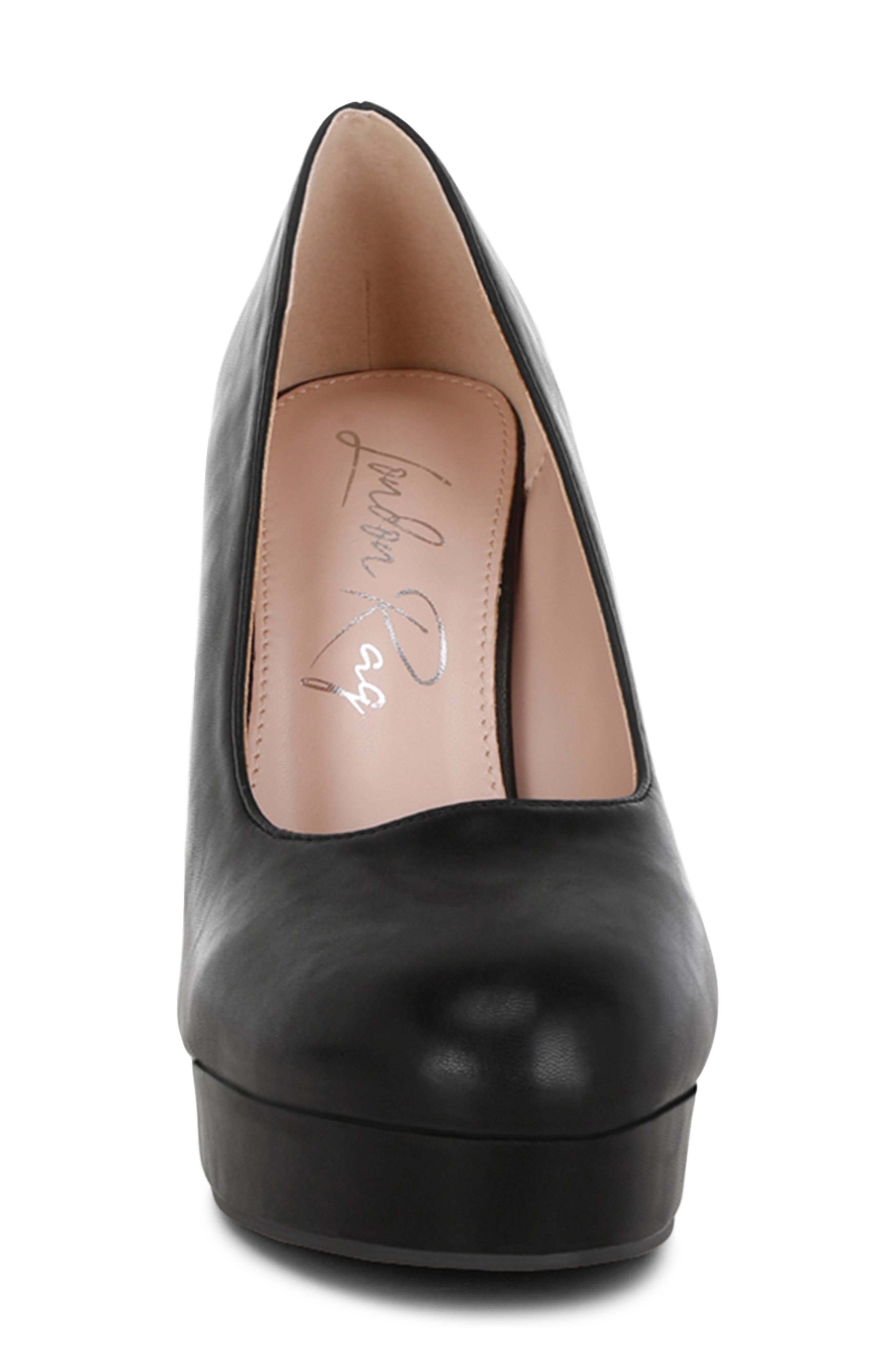 Damsor Platform Pump, Alternate, color, BLACK