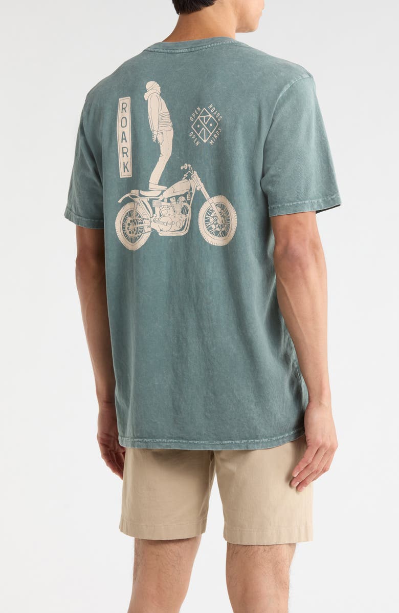 Roark Ghostrider Cotton Graphic T-Shirt, Alternate, color, Slate Green