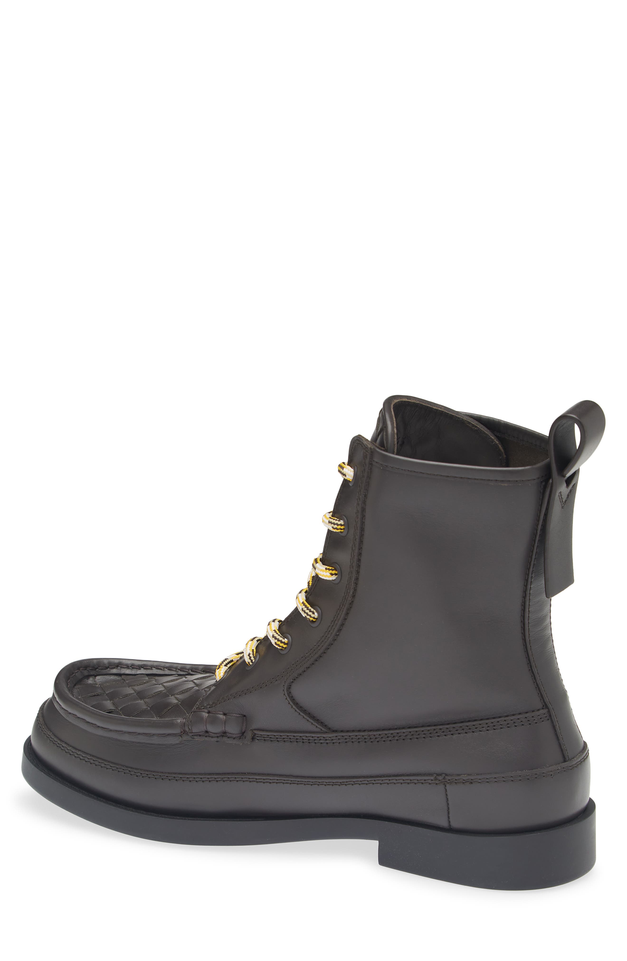 Pier Leather Combat Boot, Alternate, color, 2006 ESPRESSO