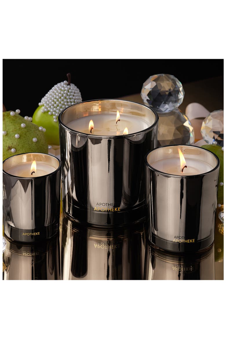 White Vetiver Three-Wick Scented Candle (Limited Edition), Alternate, color, DARK GREY