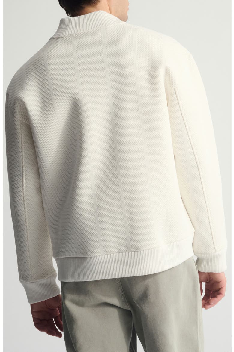 Logo Graphic Zip Sweatshirt, Alternate, color, ANTIQUE WHITE