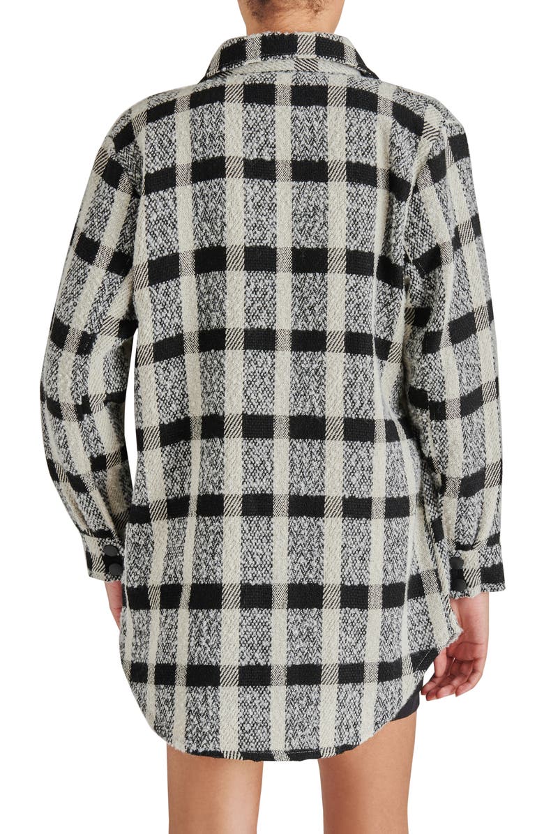 Steve Madden Eldridge Plaid Shirt Jacket, Alternate, color, 