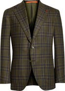 ISAIA Marechiaro Plaid Wool & Silk Soft Sport Coat