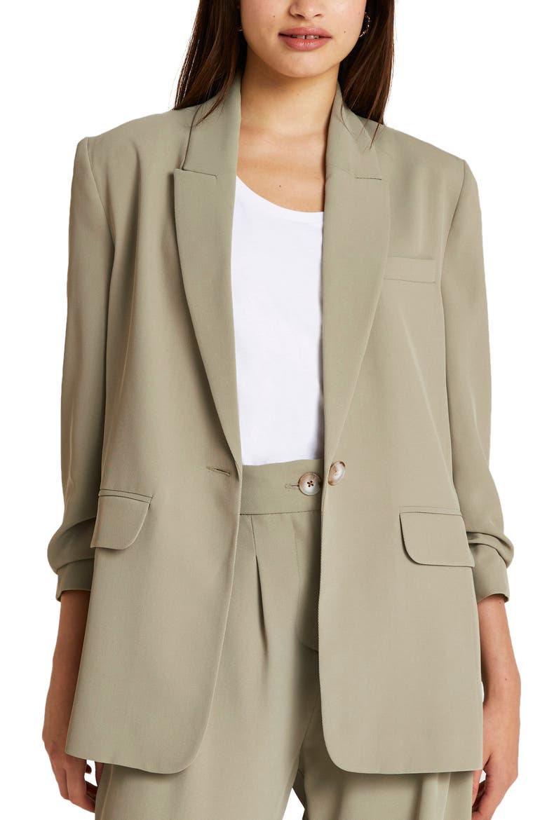 Oversize Blazer, Main, color, GREEN