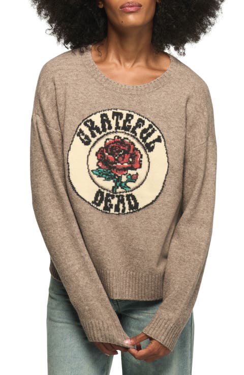 Cloud Soft Grateful Dead Intarsia Sweater