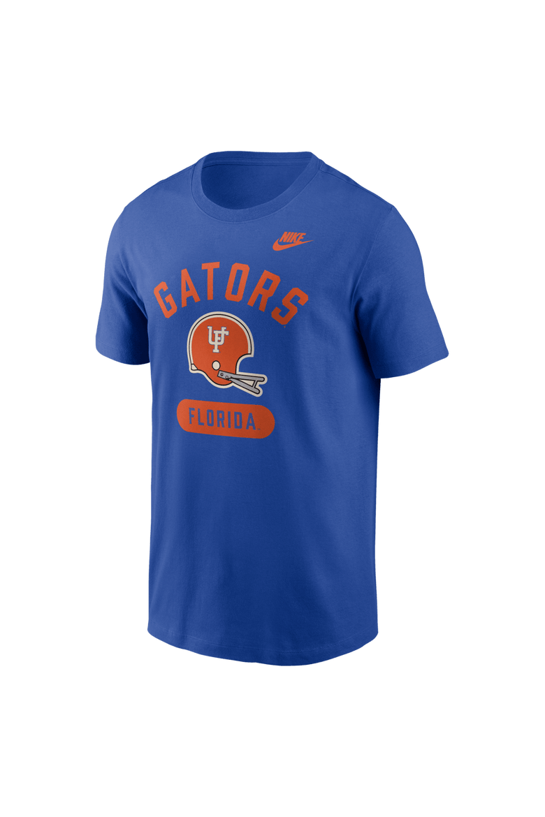 Men's Nike Royal Florida Gators Legacy Arch Helmet T-Shirt, Alternate, color, Royal