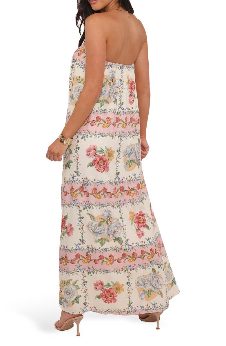 Petal & Pup Amora Strapless Maxi Dress, Alternate, color, Rose Tile