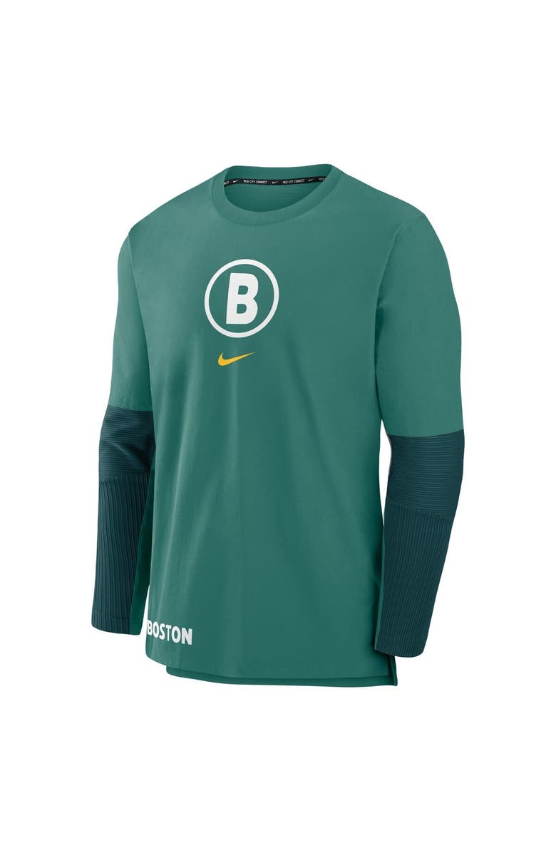 Nike Men's Nike  Green Boston Red Sox 2025 City Connect Authentic Collection Player Tri-Blend Performance Long Sleeve T-Shirt, Alternate, color, 