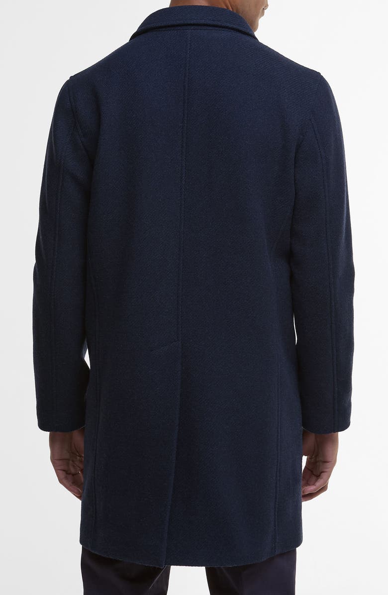 Barbour Kirkbridge Wool Topcoat, Alternate, color, Navy/ Classic