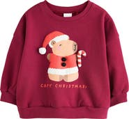 NEXT Kids' Festive Graphic Print Sweatshirt