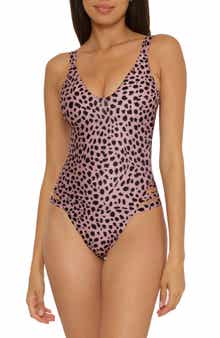 Becca High Leg One-Piece Swimsuit