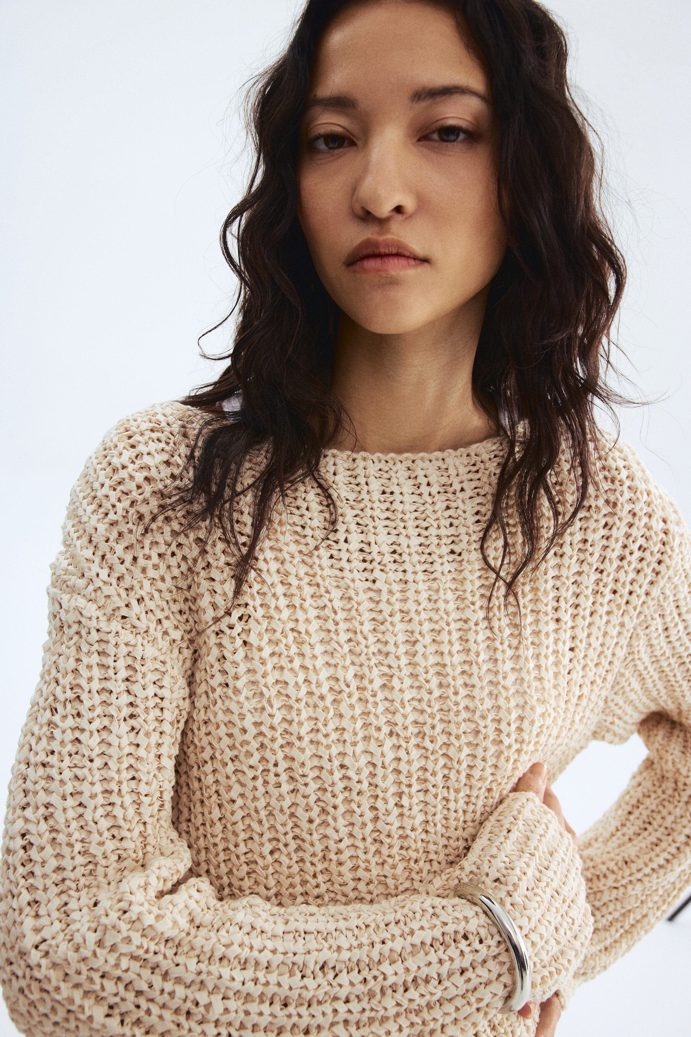 Boat-neck sweater - image 2
