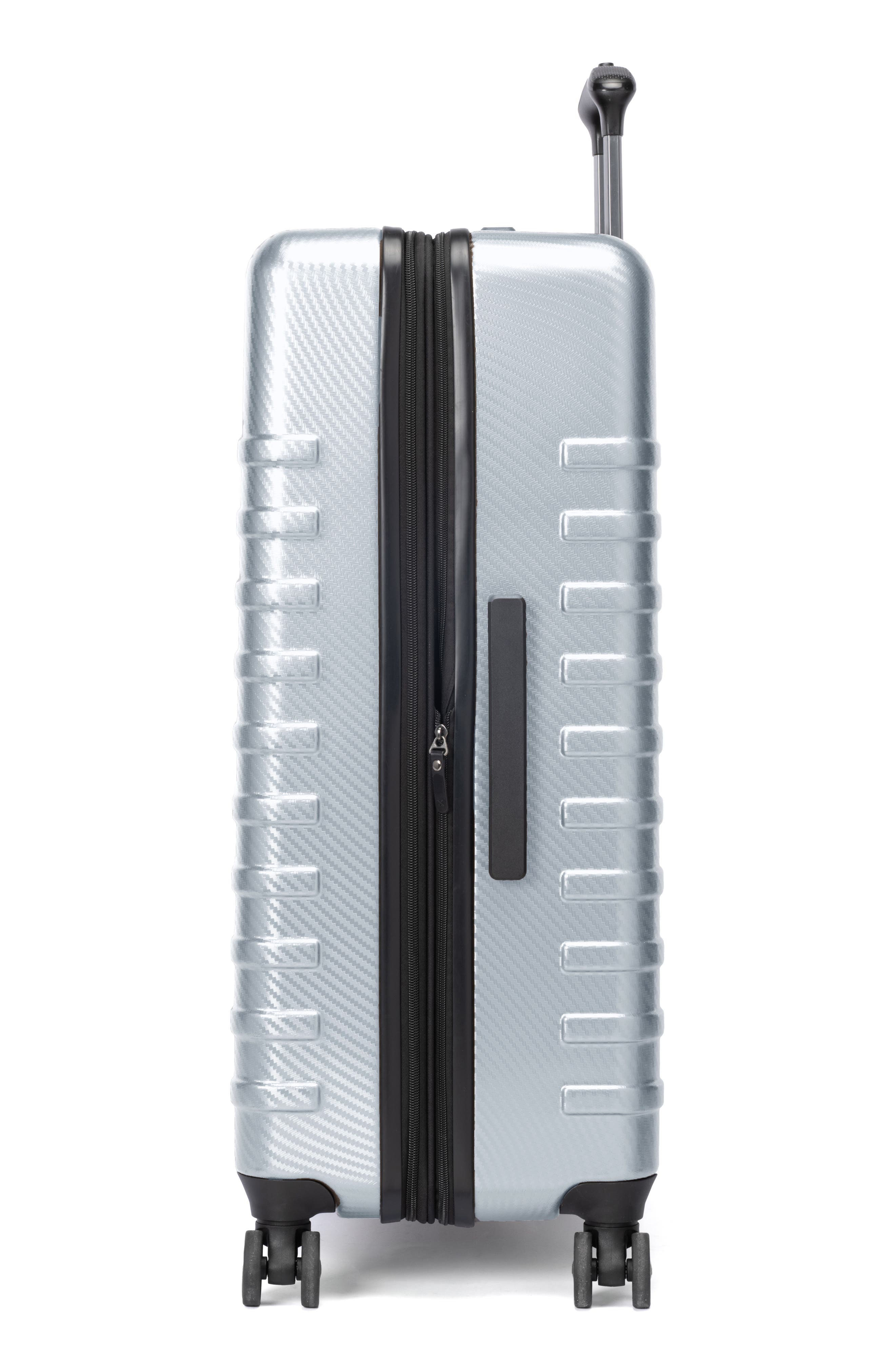 TRAVELPRO Rollmaster<sup>™</sup> Lite 28-Inch Expandable Hardside Spinner Luggage, Alternate, color, Silver Carbon Fiber