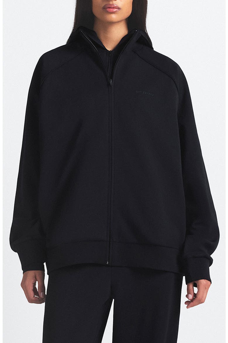 Oversize Track Jacket, Main, color, OBSIDIAN