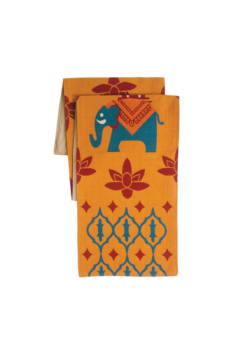 Indian Decorative Runner, Main, color, orange