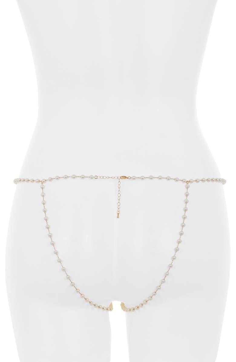 Bluebella Imitation Pearl Ouvert Open Gusset Briefs, Alternate, color, 