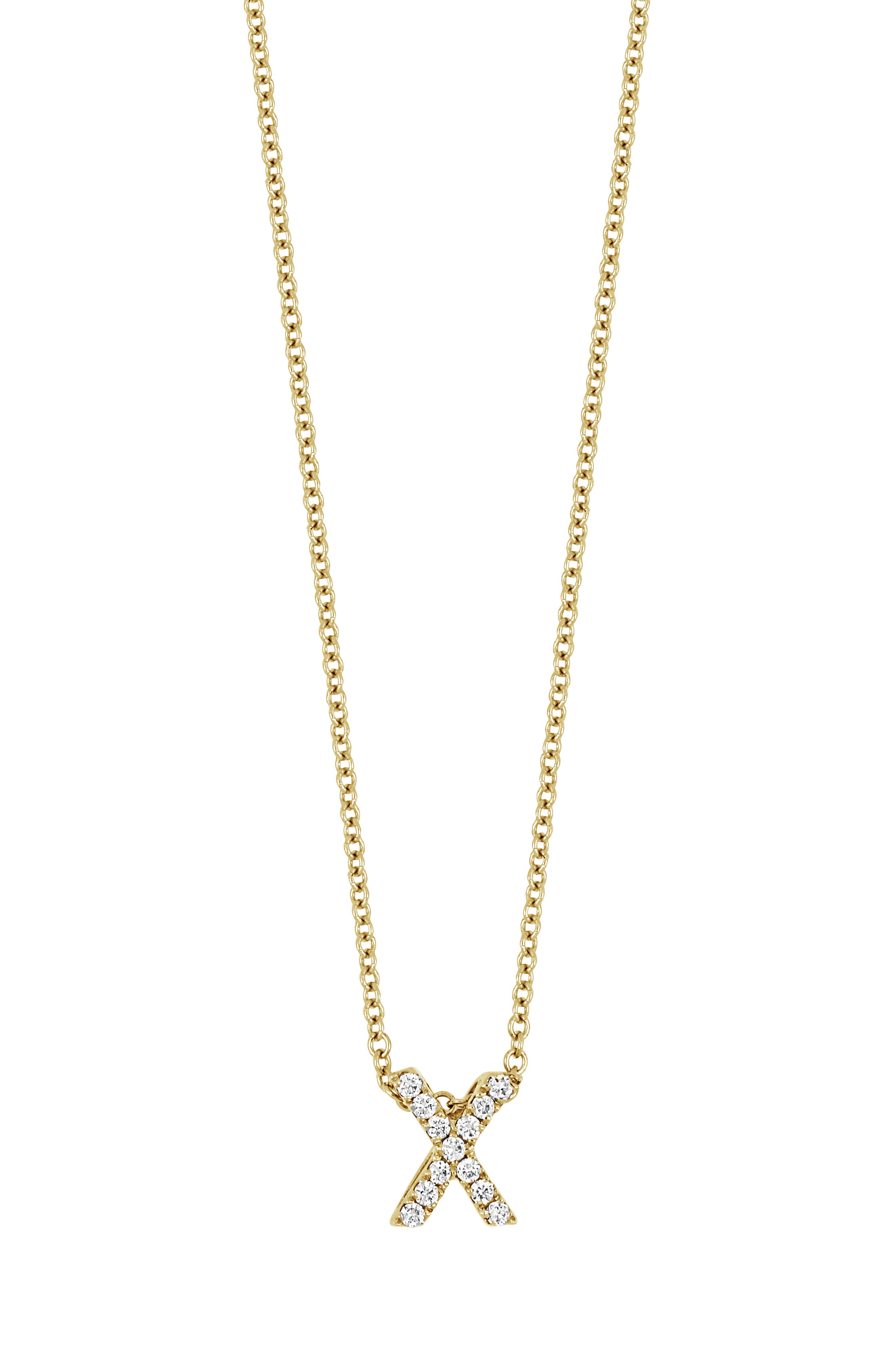 18K YELLOW GOLD - X