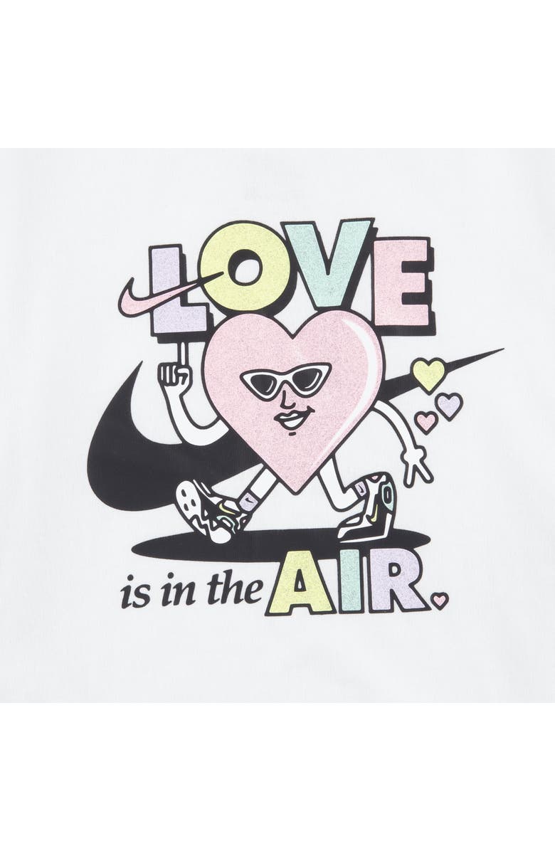 Nike Kids' Cotton Graphic T-Shirt, Alternate, color, White