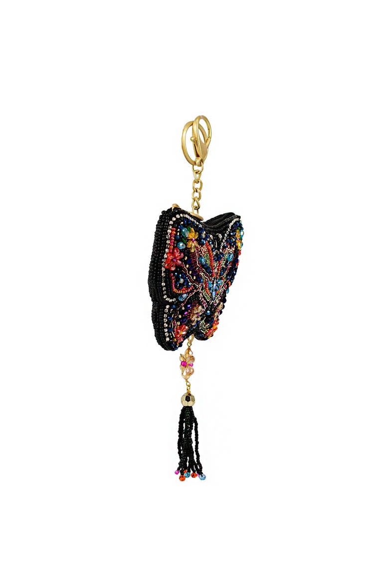 Flight of Fancy Coin Purse, Alternate, color, Black