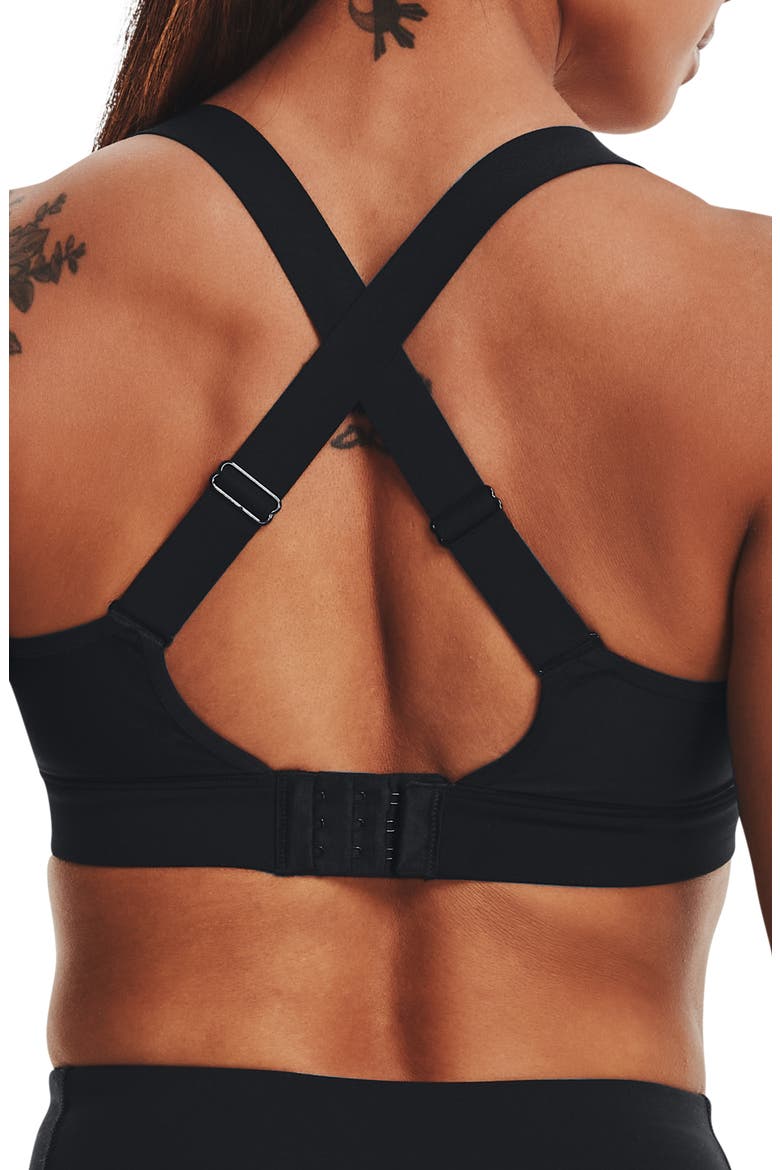 Continuum High Support Racerback Sports Bra, Alternate, color, BLACK