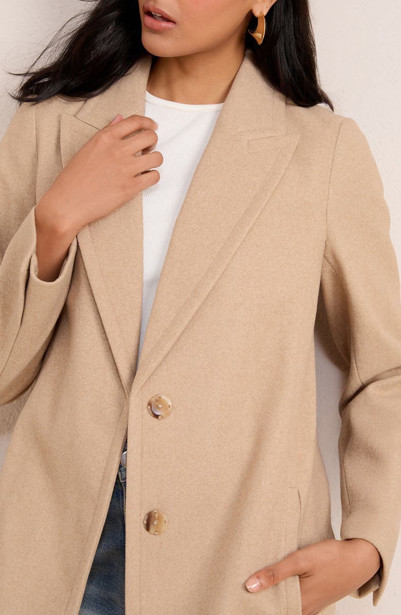 Friends Like These Front Snap Coat, Alternate, color, Neutral