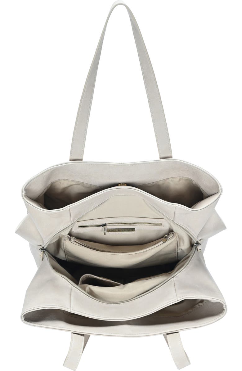 Antik Kraft Work Tote Bag, Alternate, color, Stone