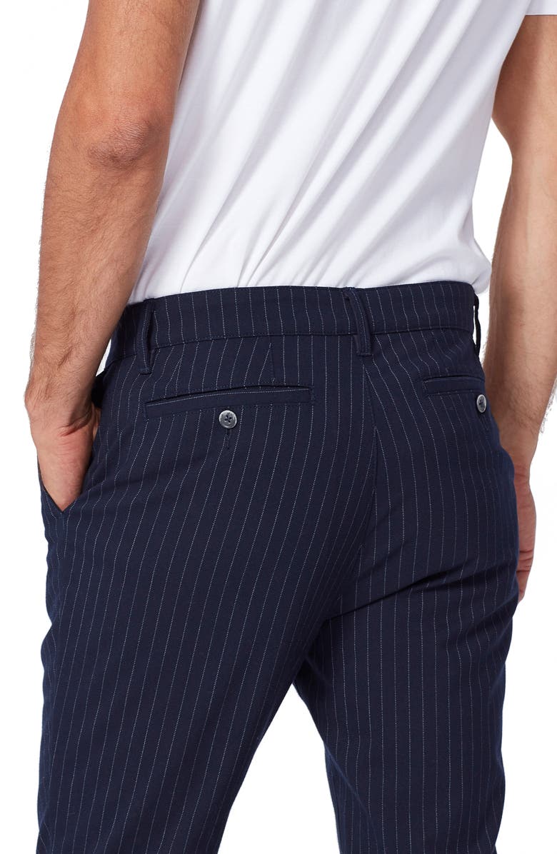 PAIGE Transcend Stafford Slim Fit Knit Pants, Alternate, color, Navy Shadow