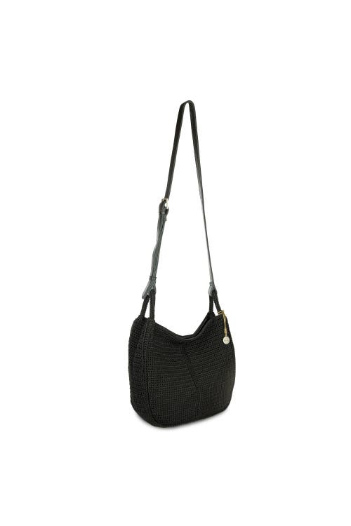 The Sak Los Feliz Crossbody Bag In Black Crochet