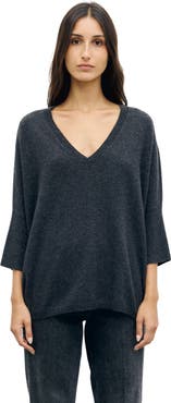 GERARD DAREL Resa 100% Cashmere V-Neck Sweater