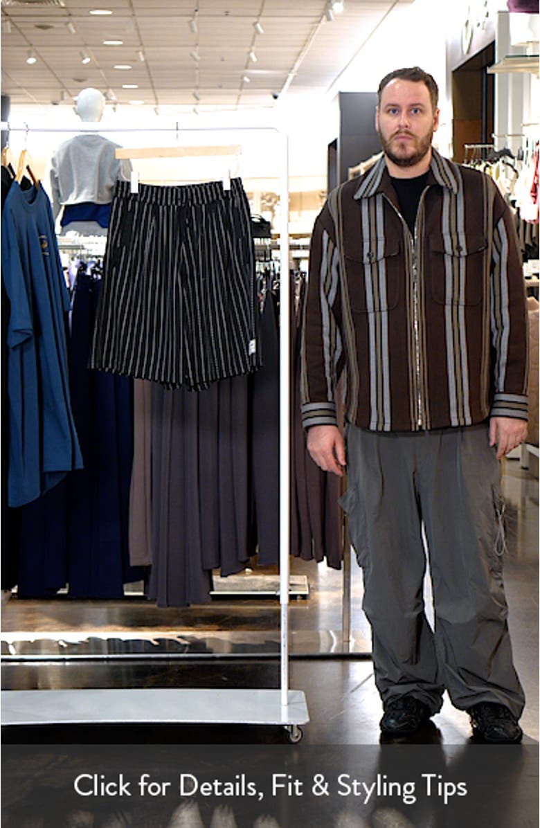 Mesh Pinstripe Shorts, sales video thumbnail