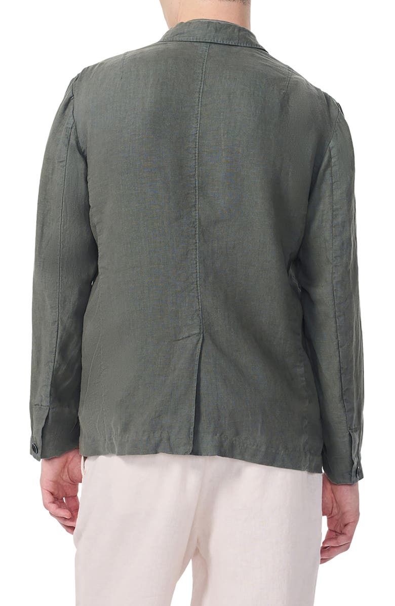 rag & bone Butler Patch Pocket Linen Sport Coat, Alternate, color, Pavement