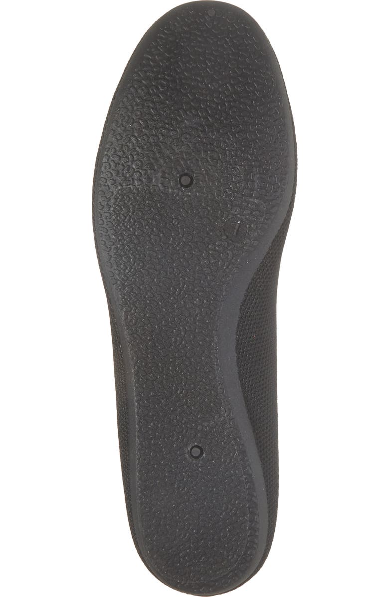 GLORIA VANDERBILT Ellery Bow Charm Knit Flat, Alternate, color, Black