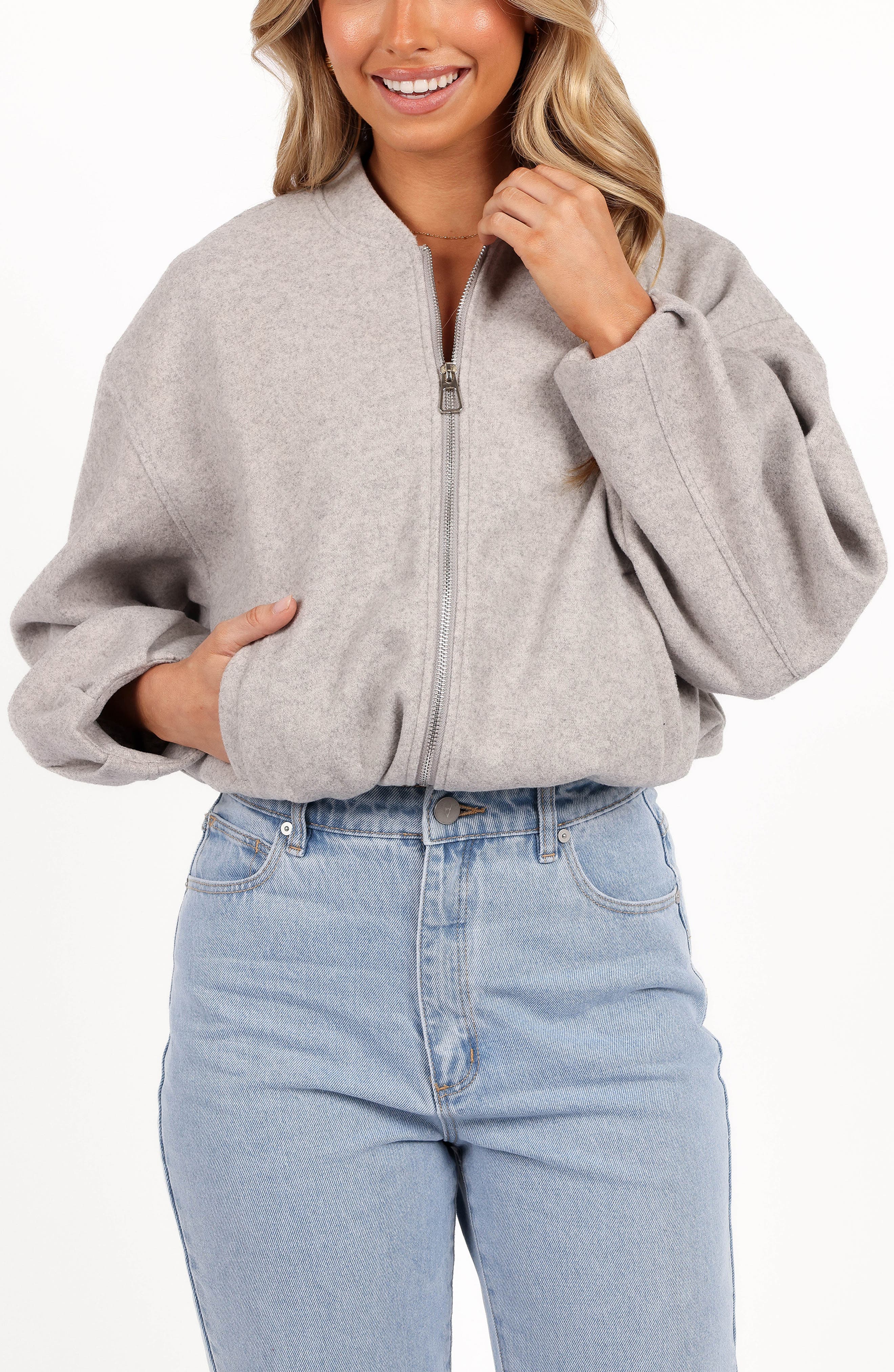 Petal & Pup Liv Zip-Up Knit Jacket