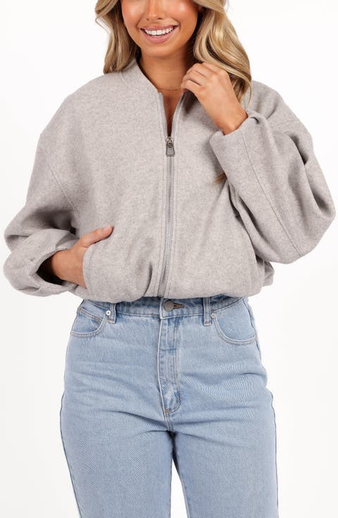 Liv Zip-Up Knit Jacket