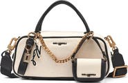 KARL LAGERFELD PARIS Zaylia Canvas Mini Crossbody