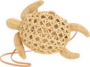 POOLSIDE The Tortoise Rattan Convertible Clutch