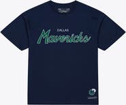 Mitchell & Ness Men's Mitchell & Ness Navy Dallas Mavericks Vintage Wordmark T-Shirt
