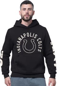 STARTER Men's Starter Black Indianapolis Colts Handoff Fleece Hoodie Sweatshirt