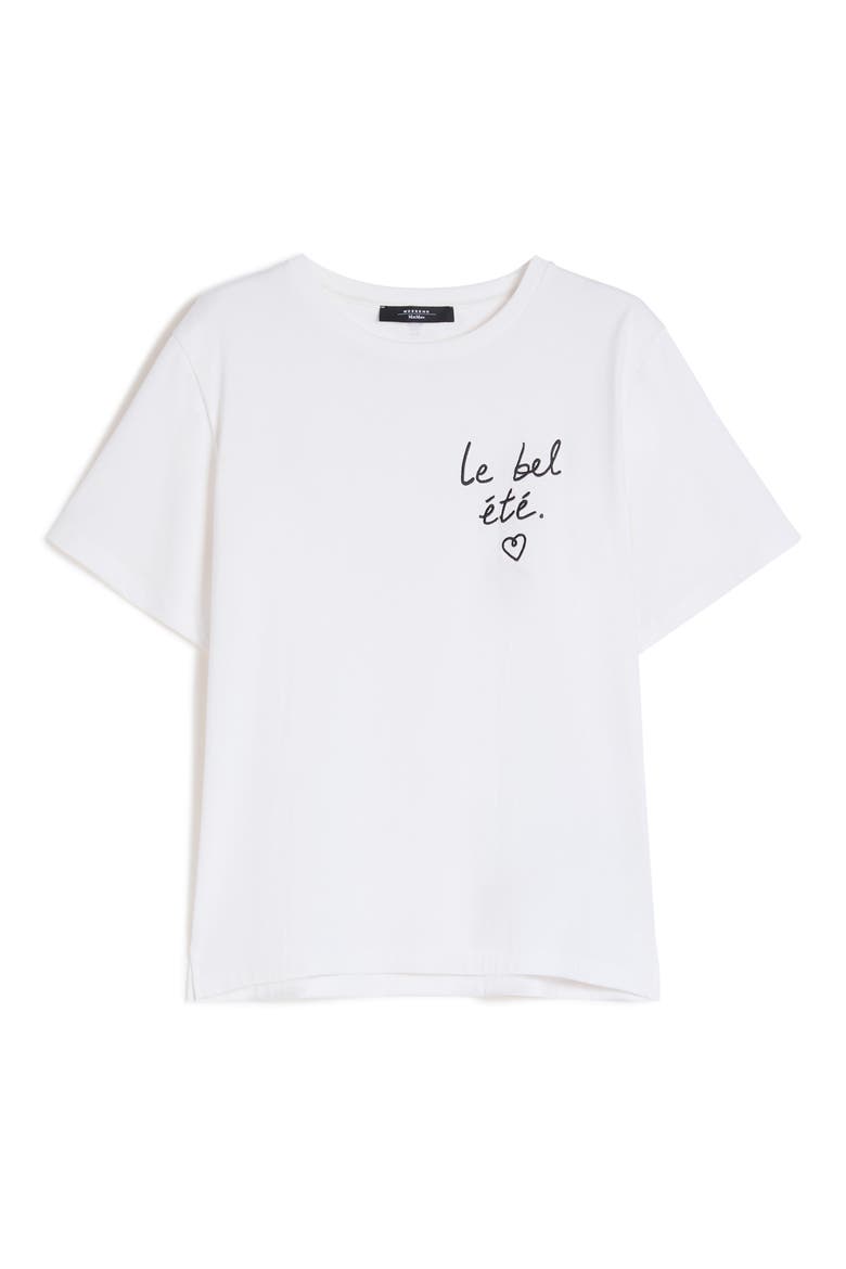 Bora Beautiful Summer Embroidered Graphic T-Shirt, Alternate, color, WHITE