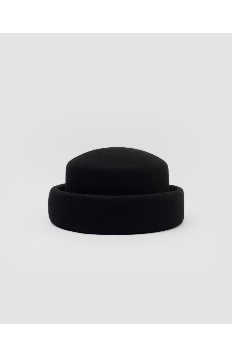 Born To Roam London Pillbox Hat, Main, color, Black