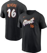 Nike Men's Nike Rafael Devers Black San Francisco Giants 2025 City Connect Fuse Name & Number T-Shirt