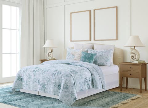 Cerulean Breeze Bedding Quilt Collection