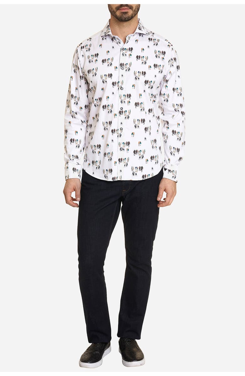 Robert Graham Gallery Nights Long Sleeve Shirt, Alternate, color,