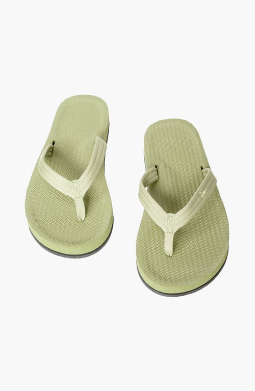Indosole Responsibly-made Tire Sole Easy Living Flip Flops In Green