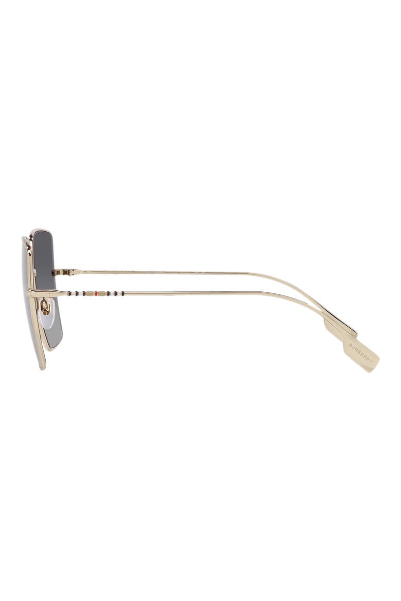 58mm Gradient Polarized Square Sunglasses, Alternate, color, GREY GRADIENT