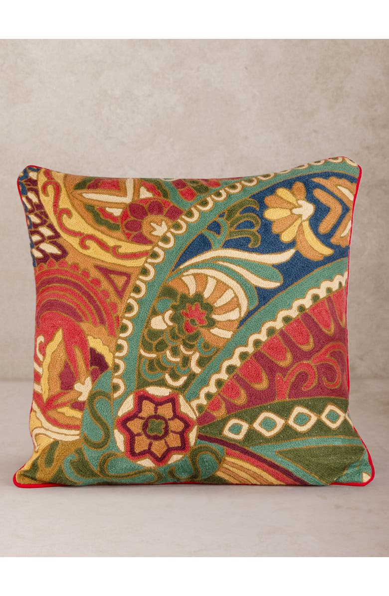 GAURI KOHLI Sofia Throw Pillow Cover, Main, color, Multicolored