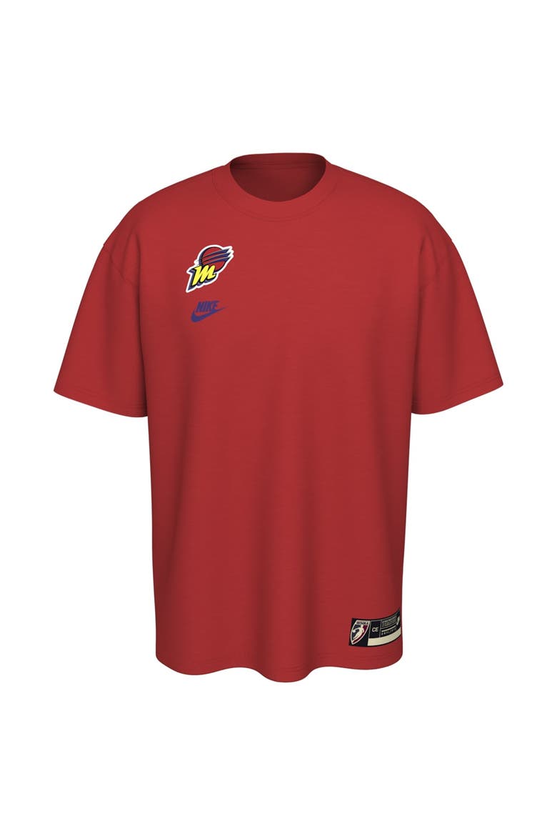 Unisex Nike  Red Phoenix Mercury Throwback Premium T-Shirt - Court Origins, Alternate, color, Red