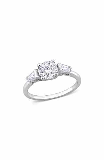 Dew Lab Grown Moissanite Tapered Ring