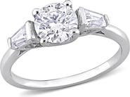 DELMAR Dew Lab Grown Moissanite Tapered Ring